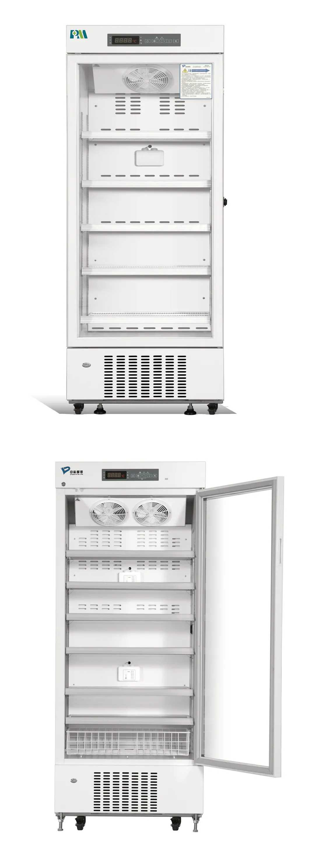 Vertikale Stand-medizinische Apotheken-Impfkühlschrank der großen Kapazitäts-416L 2-8 Grad