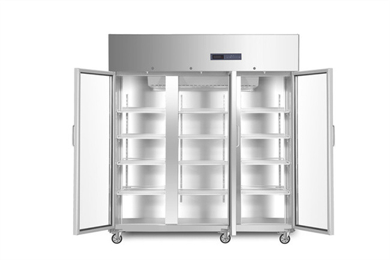 Drei Glaskapazitäts-Apotheken-medizinischer Kühlschrank der tür-1500L für medizinisches Geschäft