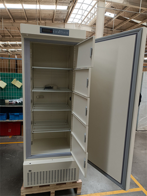 Impfgroße Kapazitäts-medizinisches Tiefkühltruhe des speicherkabinett-328L mit PU-Gießmaschinen-Stahlregalen