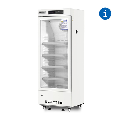 medizinischer Glasapotheken-Verkaufsmöbel-Kühlschrank der tür-226L für Krankenhaus/Labor