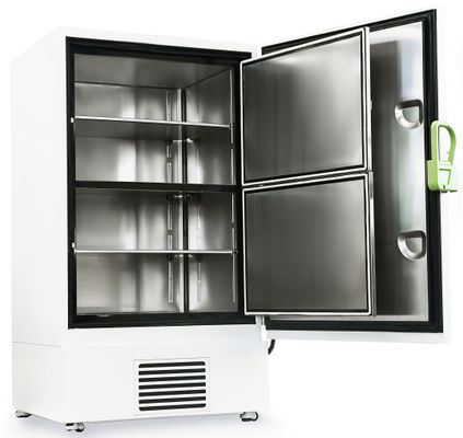 Edelstahl-ultra niedrige Temperatur-Gefrierschrank mit 728 Litern Kapazitäts-Doppelkühlsystem-