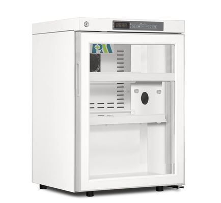 2-8 medizinischer Grad-Mini Fridge Refrigerator With Glass-Tür des Grad-PROMED 60L