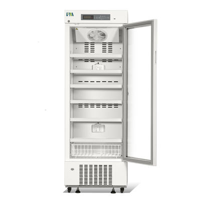 biomedizinischer pharmazeutischer Grad-Kühlschrank der einzelnen Glastür-315L mit der wirklichen Kraft-Luftkühlung
