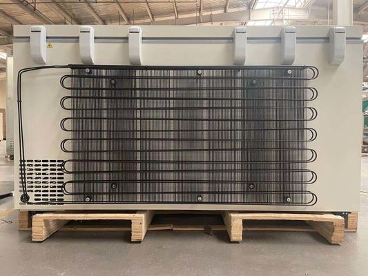 Kasten-Gefrierschrank CFCs der hohen Qualität freier kälteerzeugender horizontaler 485 Liter Kapazitäts-mit schäumender Tür