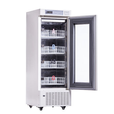 4 Grad Blut-Speicheredelstahl 208L vertikale Blutbank-Kühlschrank-für Krankenhaus