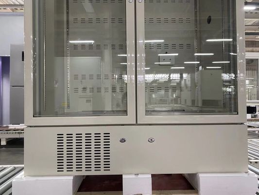 Doppelt-Glastür-aufrechte Apotheken-medizinischer Kühlschrank der hohen Qualität 656L für Impflagerung