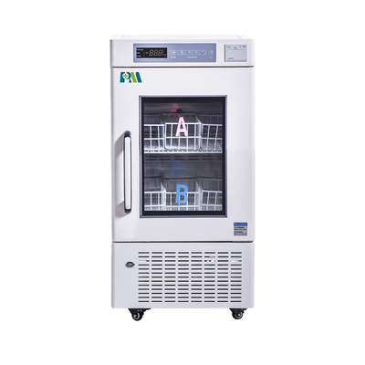 AUTO 108L entfrosten einzelne Glastür-Senkrechte-biomedizinische Blutbank-Kühlschränke mit hoher Qualität