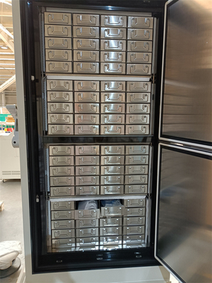 588 Liter biomedizinischer kälteerzeugender ultra kalter geschäumte Tür des Gefrierschrank-Kühlschrank-Kühlschranks innerer SUS für Impflagerung