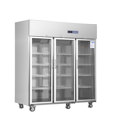 2-8 des Grad-Edelstahl-1500L Glastüren Apotheken-medizinische des Kühlschrank-3