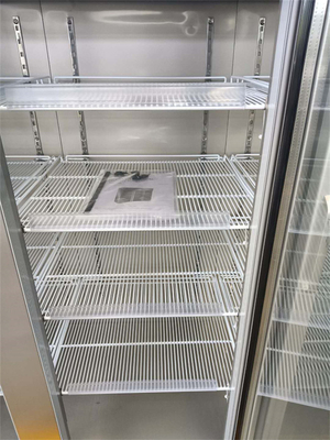 Edelstahl 1500 Liter des Kapazitäts-Apotheken-medizinische Kühlschrank-drei Glastür-