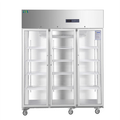 Wirkliche abkühlende biomedizinische pharmazeutische Druckluftkapazität des Kühlschrank-304 des Edelstahl-1500L