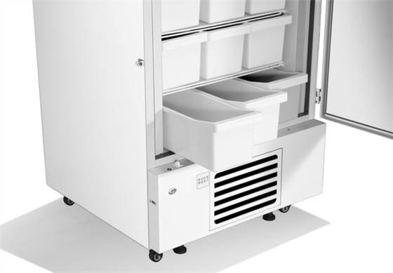 Doppelt-unabhängige Kammer-medizinisches stehendes Tiefkühltruhen-Kühlschrank-Kabinett der Kapazitäts-528L