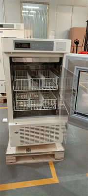 AUTO 108L entfrosten einzelne Glastür-Senkrechte-biomedizinische Blutbank-Kühlschränke mit hoher Qualität