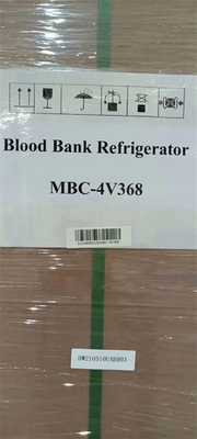 368 Liter Kapazitäts-biomedizinische Blutbank-Kühlschrank-mit 5 sichtlich und akustischen Signalen