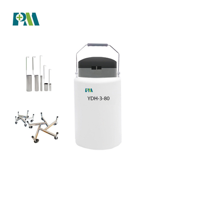 Kälteerzeugender trockener Verlader-flüssiger Stickstoff-Kleinkapazitätsbehälter YDH-3-80 PROMED