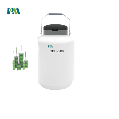 Trockener Verlader-Stickstoff-Behälter für die kälteerzeugenden Proben sicher während des Transportes YDH-6-80