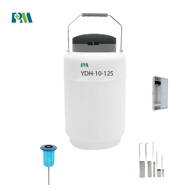 Bedienungsfreundliche zuverlässige trockene Verlader-Stickstoff-Behälter YDH-10-125 PROMED