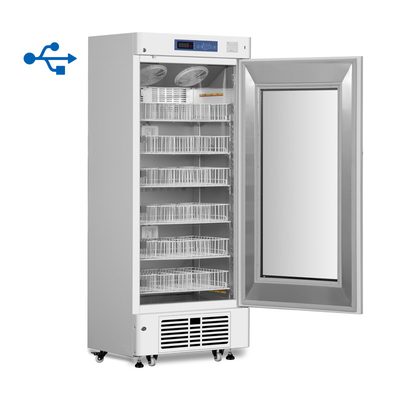 4°C effiziente Blutbank Kühlschrank mit Heizungsglastür für optimale Blutspeicherung