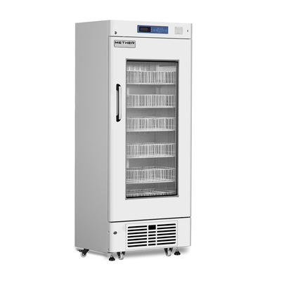Schaumglas Tür Blutbank Kühlschrank mit Temperaturdrucker 4 Grad 368L