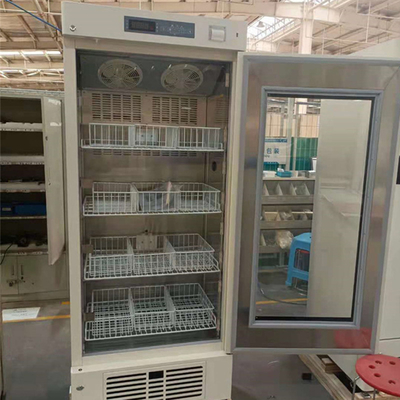 Schaumglas Tür Blutbank Kühlschrank mit Temperaturdrucker 4 Grad 368L