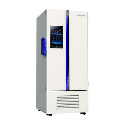 Ein mit einem Mikroprozessortemperaturregler ausgestatteter kryogener Kühlschrank aus Edelstahl