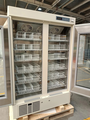 658L Blutbank Kühlschrank Doppelglas Tür mit Blutkorb und Sprühbeschichtung nach außen"