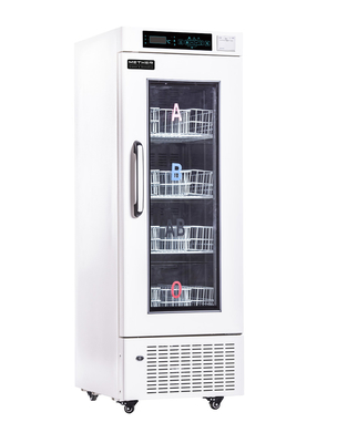 Selbst-Blutbank-Kühlschrank-Kühlschrank des Frost-Glastür-4 Grad-208L tragbarer biomedizinischer
