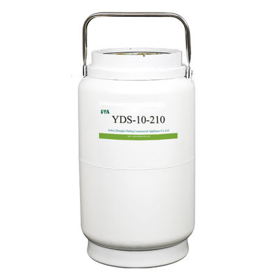 Weißer flüssiger Stickstoff-kälteerzeugender Behälter, flüssiger Stickstoff-Behälter 2 Liter
