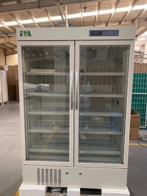 Umweltfreundlicher Apotheken-und Laborkühlschrank mit Glastür und LED-Innenlicht