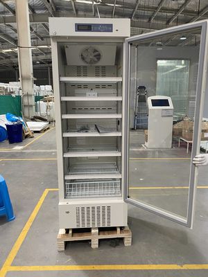 biomedizinischer pharmazeutischer Grad-Kühlschrank der einzelnen Glastür-315L mit der wirklichen Kraft-Luftkühlung